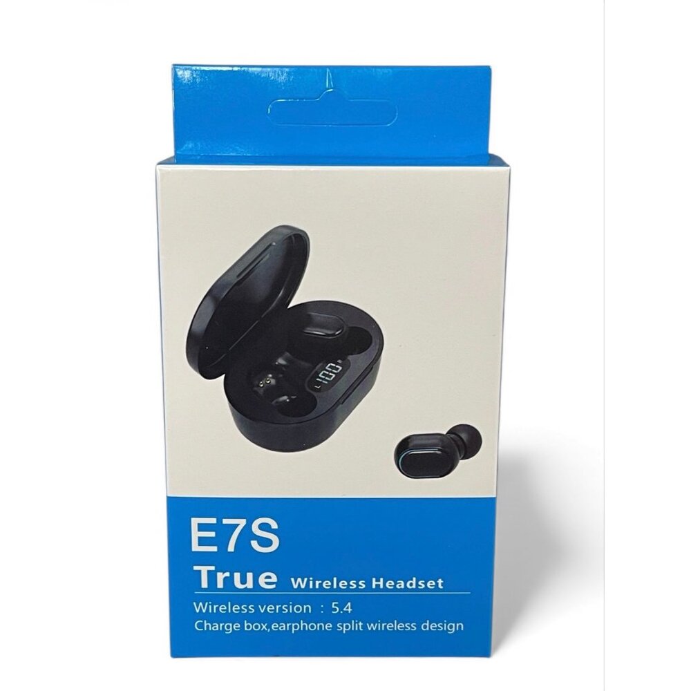 E7S True Wireless Bluetooth Earbuds, Mini Headphones, Microphone, Charging Case - Picture 2 of 6